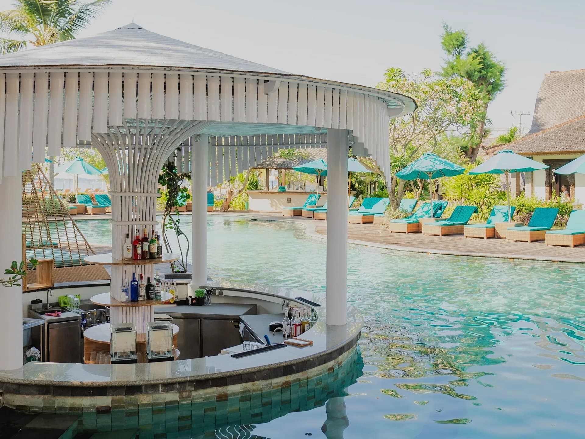 White Pool Bar